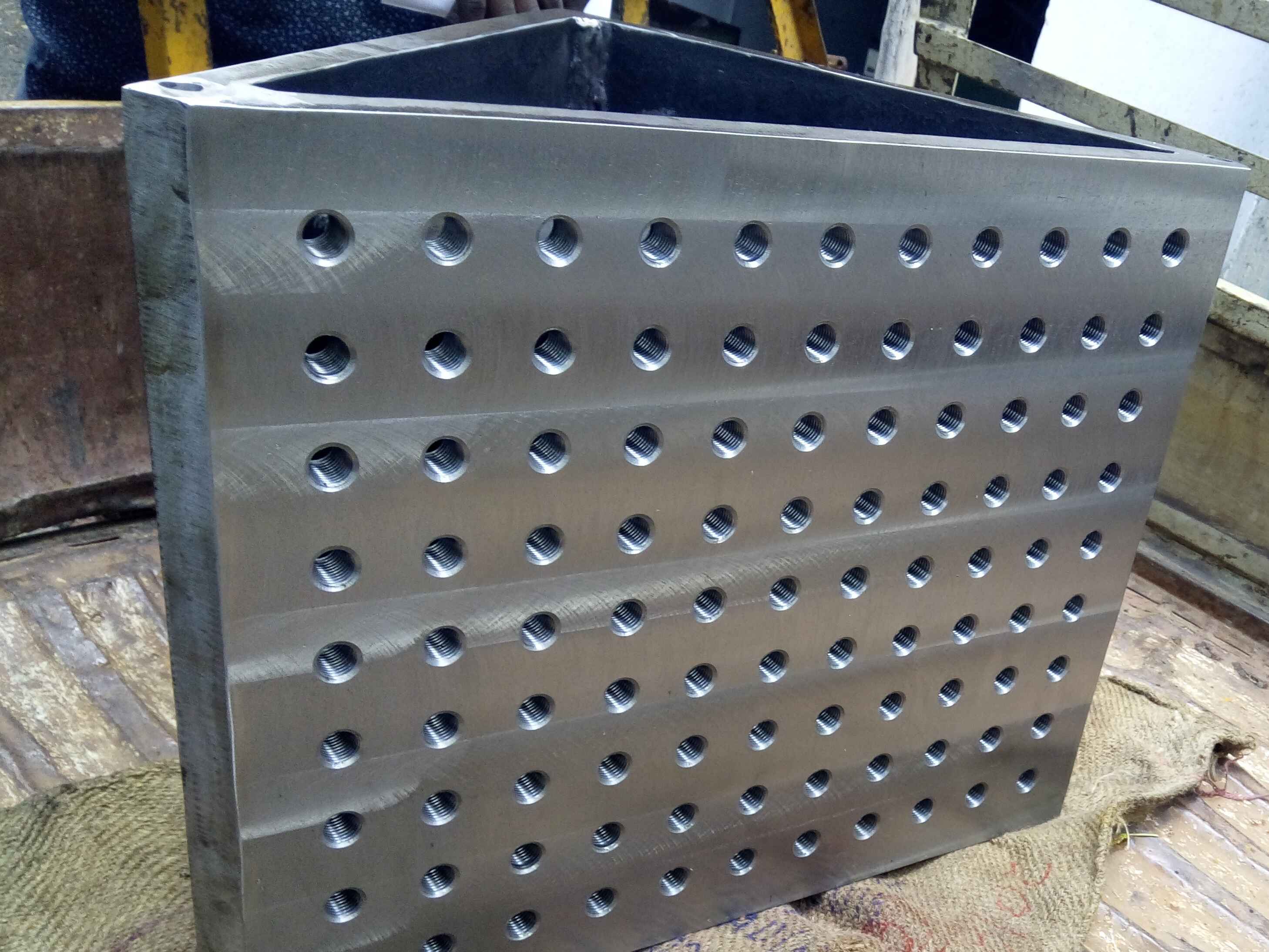 45 Degree Angle plate for Valve body Machining